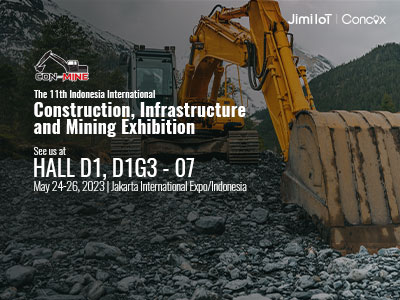 We are excited to announce that Jimi IoT will be participating in the upcoming CON-MINE INDONESIA 2023 exhibition, to be held at Jakarta International Expo, Indonesia from May 24-26.