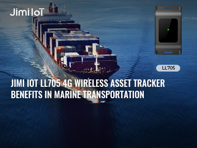 Jimi IoT LL705 4G Wireless Asset Tracker Benefits in Marine Transportation